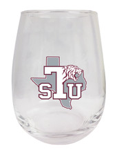 Texas Southern University 9 oz Stemless Wine Glass