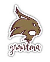 Texas State Bobcats 4 Inch Proud Grand Mom Die Cut Decal