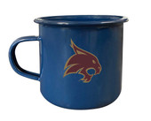 Texas State Bobcats Tin Camper Coffee Mug (Choose Your Color).
