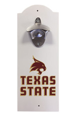 Texas State Bobcats Wall Mounted Bottle Opener