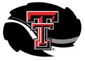 Texas Tech Red Raiders 5x6 Inch Swirl Magnet Single