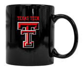 Texas Tech Red Raiders Black Ceramic Coffee Mug 2-Pack (Black).