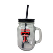 Texas Tech Red Raiders Mason Jar Glass