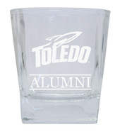 Toledo Rockets 8 oz Etched Alumni Glass Tumbler 2-Pack