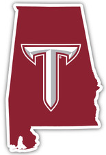 Troy University 10 Inch Vinyl Decal Sticker