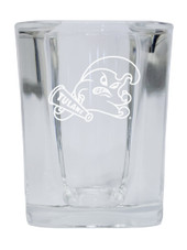 Tulane University Green Wave 2 Ounce Square Shot Glass laser etched logo Design