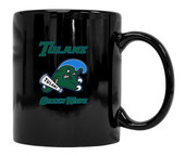 Tulane University Green Wave Black Ceramic Mug 2-Pack (Black).