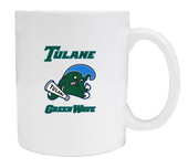 Tulane University Green Wave White Ceramic Mug (White).