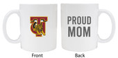 Tuskegee University Proud Mom White Ceramic Coffee Mug 2-Pack (White).