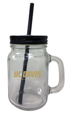 UC Davis Aggies 16 oz Mason Jar Glass 2 Pack