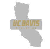 UC Davis Aggies 4 Inch State Shape Vinyl Decal Sticker
