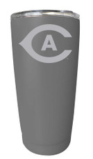 UC Davis Aggies Etched 16 oz Stainless Steel Tumbler (Gray)