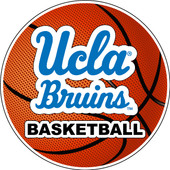 UCLA Bruins 4-Inch Round Basketball Vinyl Decal Sticker