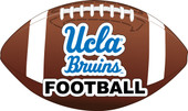 UCLA Bruins 4-Inch Round Football Vinyl Decal Sticker