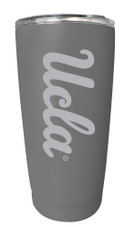 UCLA Bruins Etched 16 oz Stainless Steel Tumbler (Gray)