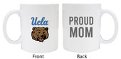 UCLA Bruins Proud Mom White Ceramic Coffee Mug (White).