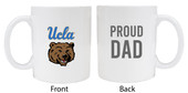 UCLA BruinsProud Dad White Ceramic Coffee Mug (White).