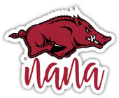 University of Arkansas Razorbacks 4-Inch Proud Nana Die Cut Decal