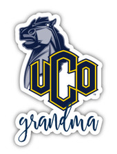 University of Central Oklahoma Bronchos 4 Inch Proud Grand Mom Die Cut Decal