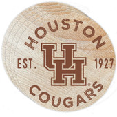 University of Houston Wood Coaster Engraved 4 Pack