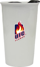 University of Illinois at Chicago Double Walled Ceramic Tumbler