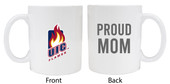 University of Illinois at Chicago Proud Mom White Ceramic Coffee Mug 2-Pack (White).