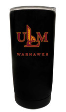University of Louisiana Monroe Choose Your Color Insulated Stainless Steel Tumbler Glossy brushed finish