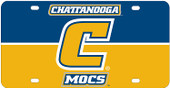 University of Tennessee at Chattanooga Metal License Plate Car Tag