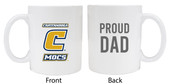 University of Tennessee at ChattanoogaProud Dad White Ceramic Coffee Mug (White).