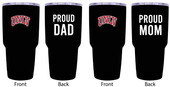 UNLV Rebels Proud Mom and Dad 24 oz Insulated Stainless Steel Tumblers 2 Pack Black.