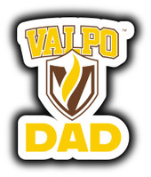 Valparaiso University 4-Inch Proud Dad Die Cut Decal