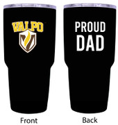 Valparaiso University Proud Dad 24 oz Insulated Stainless Steel Tumblers Black.