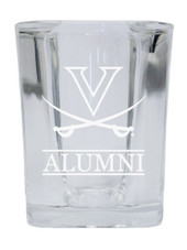 Virginia Cavaliers College Alumni 2 Ounce Square Shot Glass laser etched