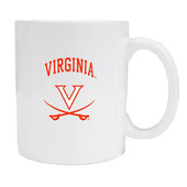 Virginia Cavaliers White Ceramic Mug 2-Pack (White).