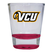 Virginia Commonwealth 2 ounce Color Etched Shot Glasses