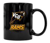 Virginia Commonwealth Black Ceramic Mug 2-Pack (Black).