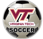 Virginia Polytechnic Institute VT Hokies 4-Inch Round Soccer Ball Vinyl Decal Sticker