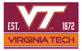 Virginia Polytechnic Institute VT Hokies Wood Sign with Frame