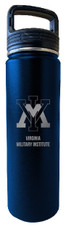 VMI Keydets 32 oz Engraved Insulated Double Wall Stainless Steel Water Bottle Tumbler (Navy)