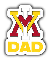 VMI Keydets 4-Inch Proud Dad Die Cut Decal