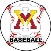 VMI Keydets 4-Inch Round Baseball Vinyl Decal Sticker