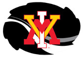 VMI Keydets 5x6 Inch Swirl Magnet Single