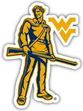 West Virginia Mountaineers 2 Inch Vinyl Decal Sticker