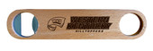 Western Kentucky Hilltoppers Laser Etched Wooden Bottle Opener College Logo Design