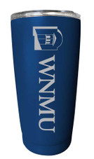 Western New Mexico University Etched 16 oz Stainless Steel Tumbler (Choose Your Color)