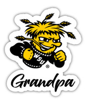 Wichita State Shockers 4 Inch Proud Grandpa Die Cut Decal