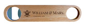 William and Mary Laser Etched Wooden Bottle Opener College Logo Design