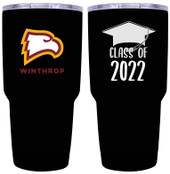 Winthrop Univeristy 24 OZ Insulated Stainless Steel Tumbler Black