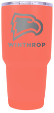 Winthrop University 24 oz Insulated Tumbler Etched - Coral