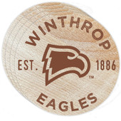 Winthrop University Wood Coaster Engraved 4 Pack